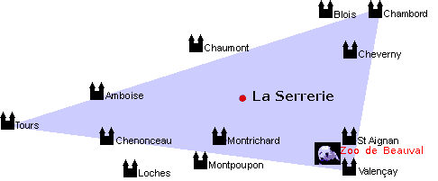 Chambres et table d'hotes près de Chenonceau Cheverny Blois Chaumont Tours et Beauval
